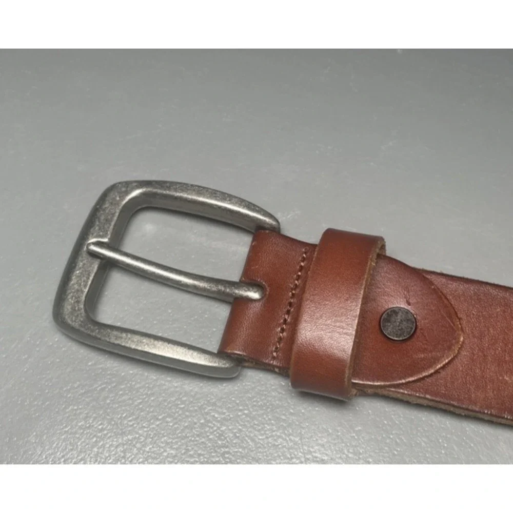 Men's‎ Full Grain Leather Thick Belt Size 40
